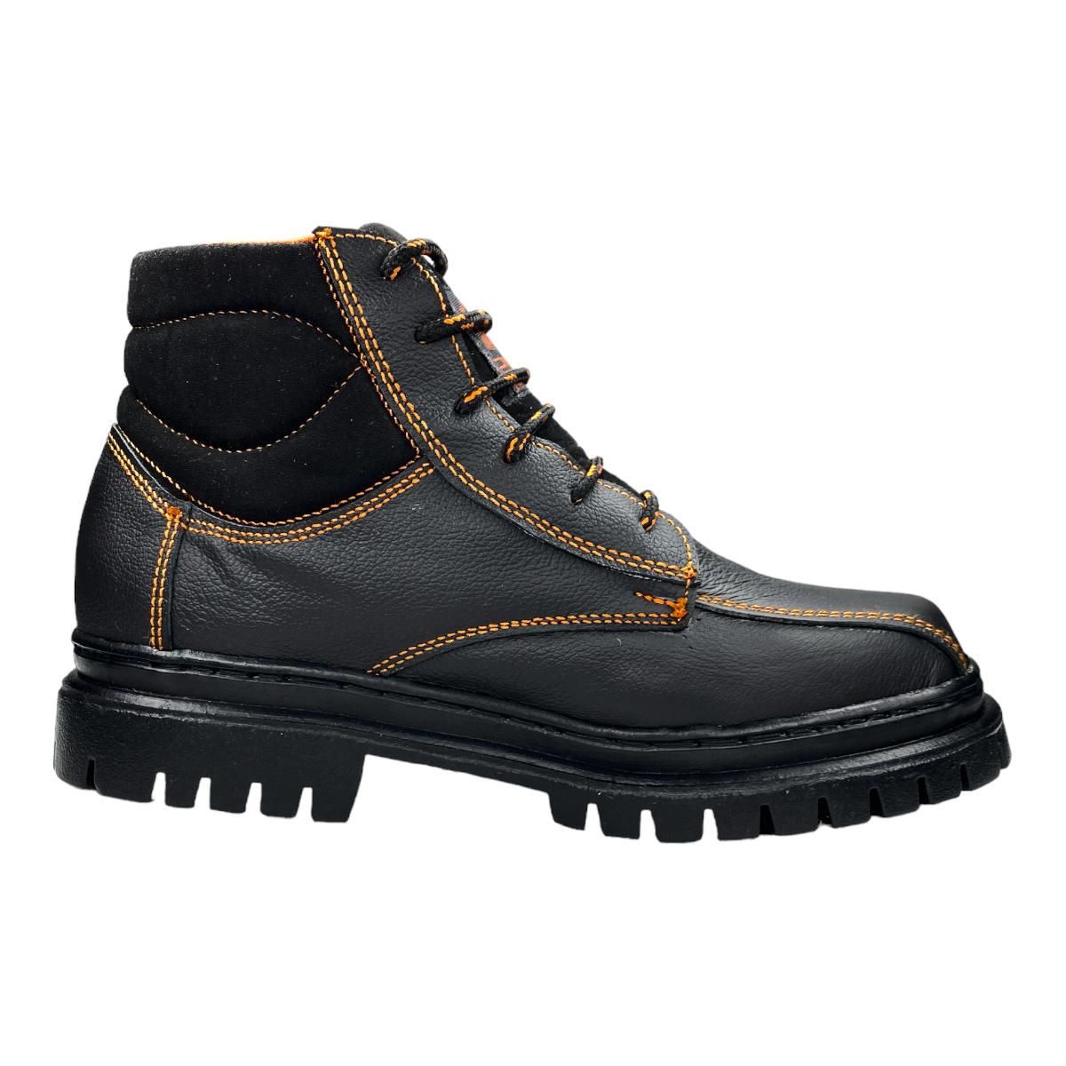 Botas Industriales Seguridad De Trabajo Hombre Negro Uso Rudo Las Cuatas