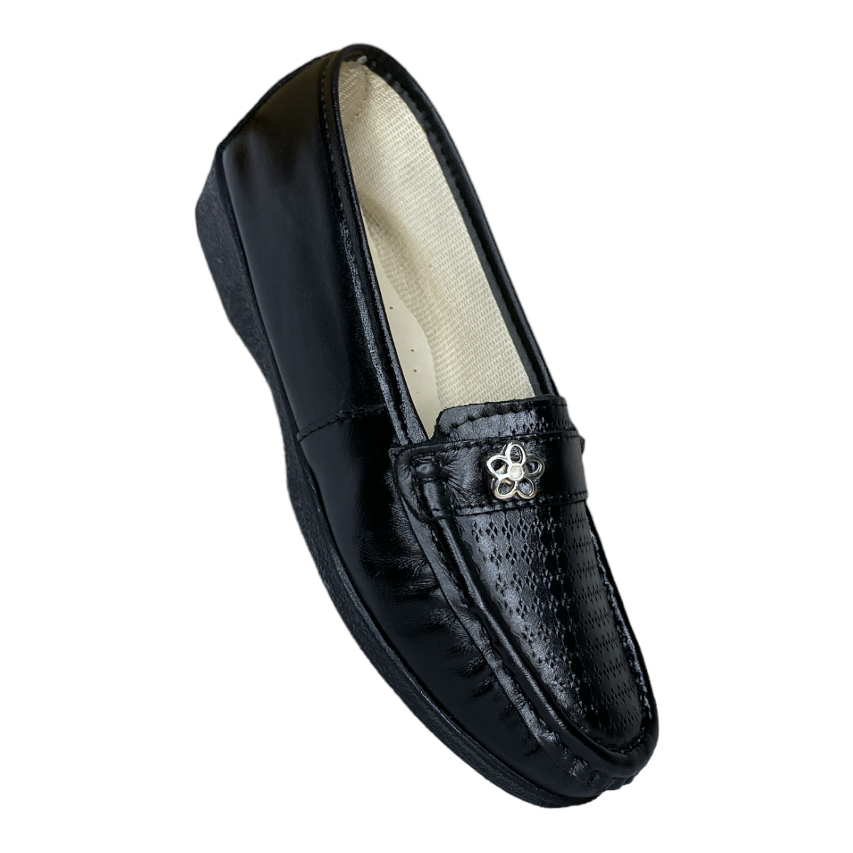Zapato Comodo Dama Pie Diabetico O Delicado Piel Flats 012 Las Cuatas.
