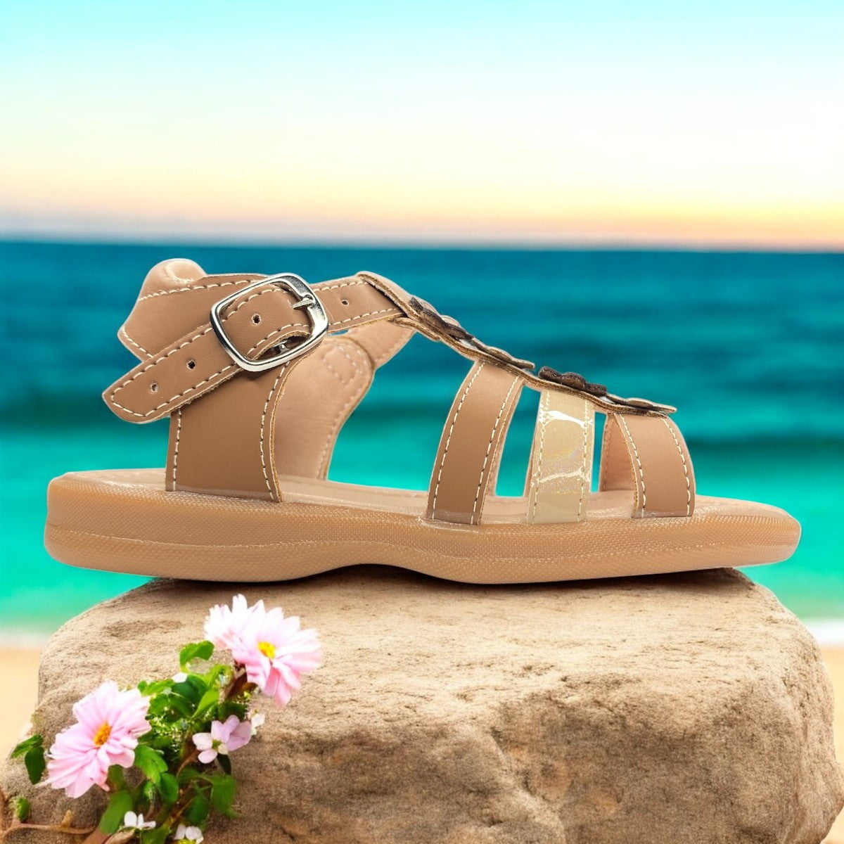 Huaraches Camel Niña, Versatilidad Y Estilo Para Cada Paso