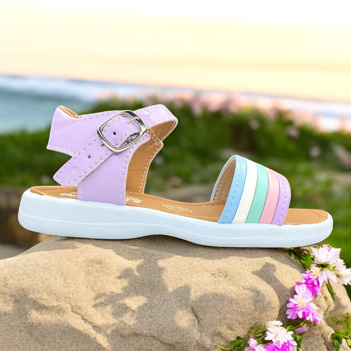Huaraches Para Niña, Diseño Moderno Y Comodidad Para Jugar