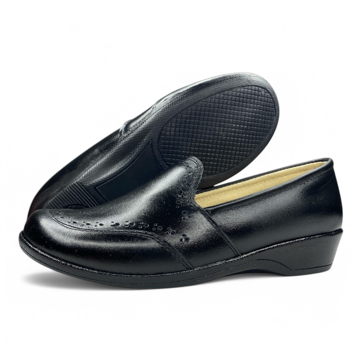 Zapatos Mocasines De Dama Con Pie Diabético O Sensible