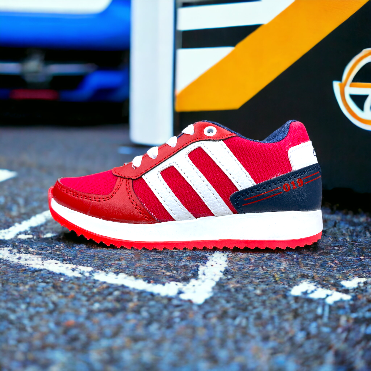 Tenis De Nino Rojo Urbano Deportivo Las Cuatas