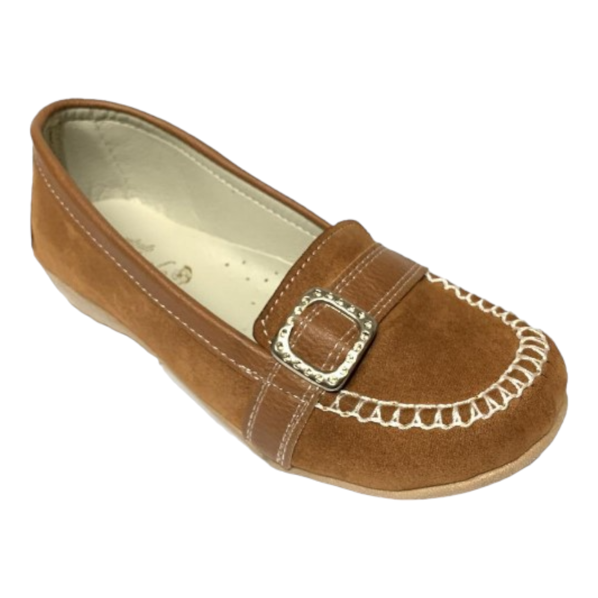Zapato Para Senora Cafe Ligero Comodo Suave Confort Las Cuatas.