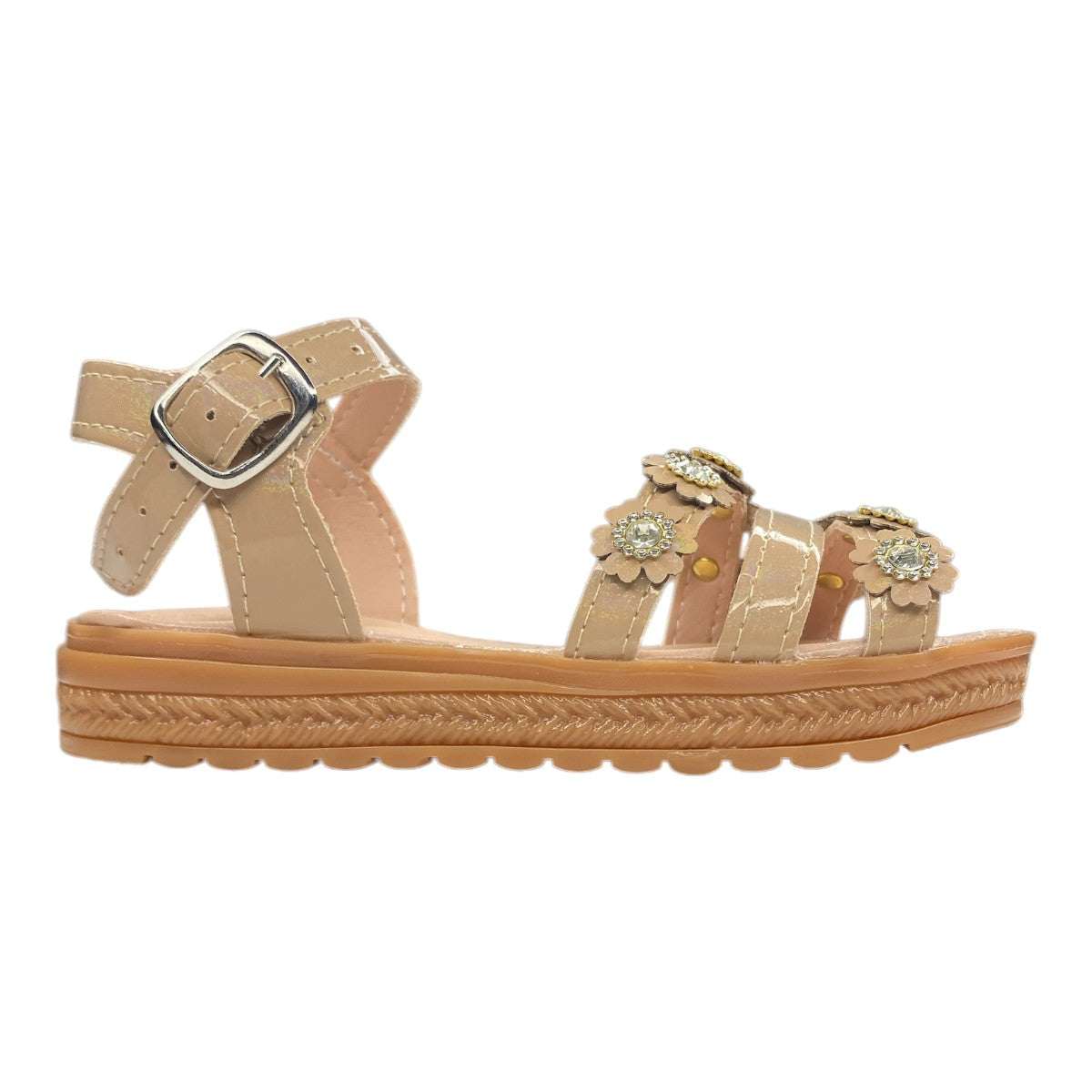 Huaraches Camel Para Niña, Confort Y Estilo Diario