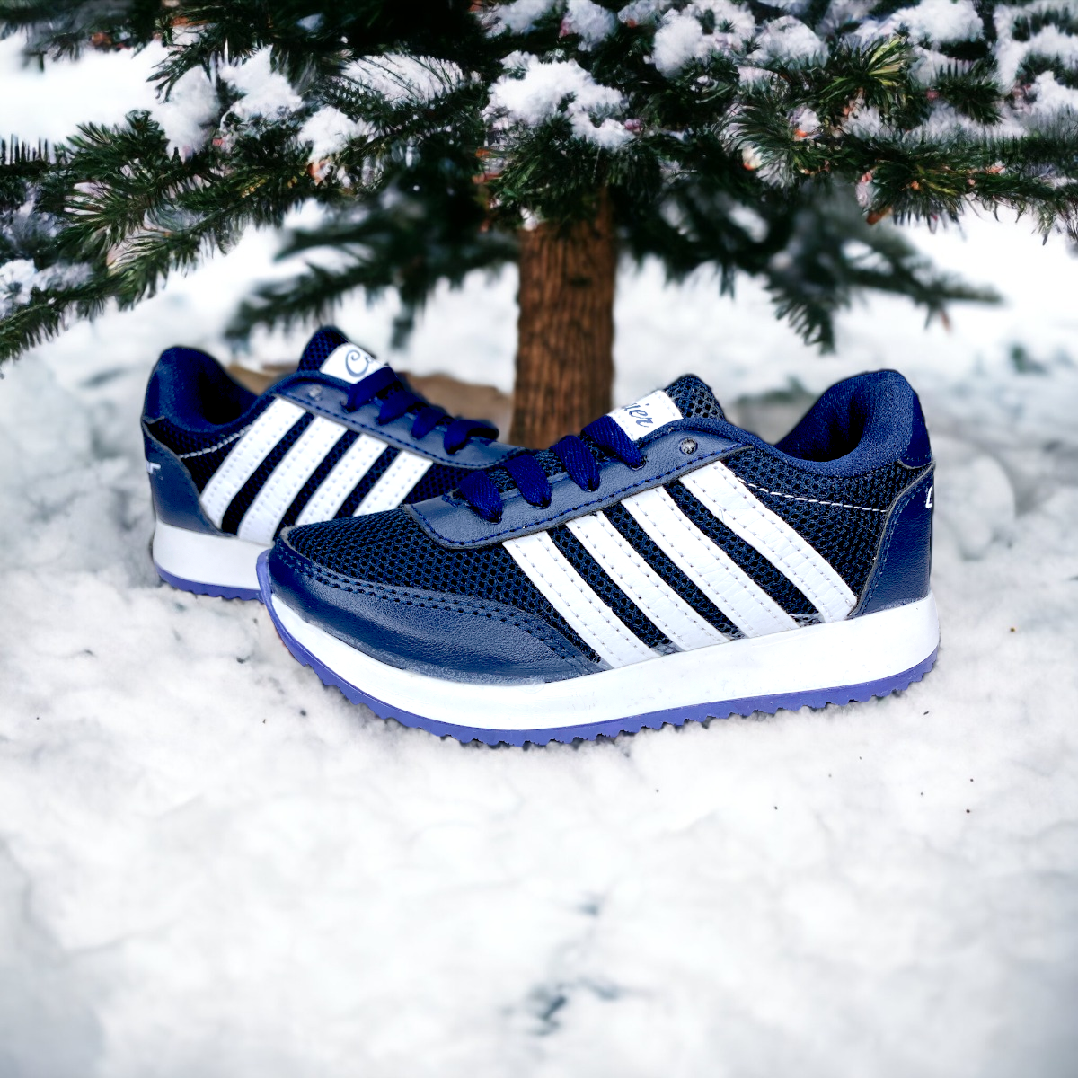 Tenis De Bebe Nino Azul Urbano Deportivo Malla.