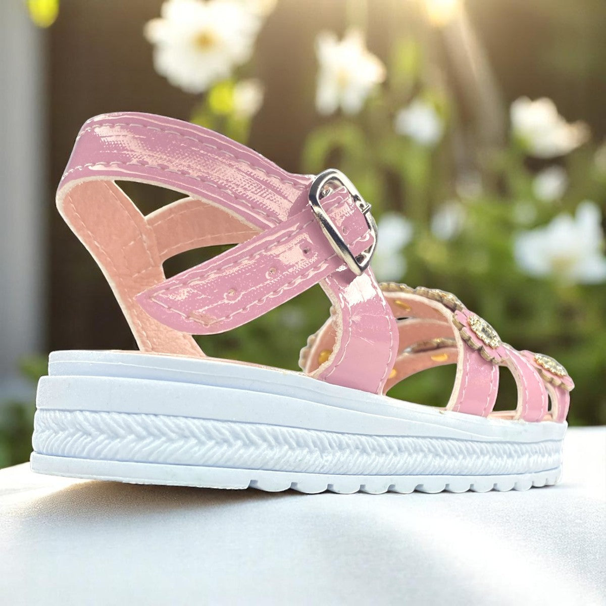 Huaraches Rosas Niña, Confort Y Dulzura En Cada Movimiento