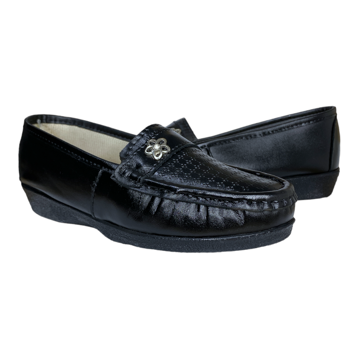 Zapato Comodo Dama Pie Diabetico O Delicado Piel Flats 012 Las Cuatas.