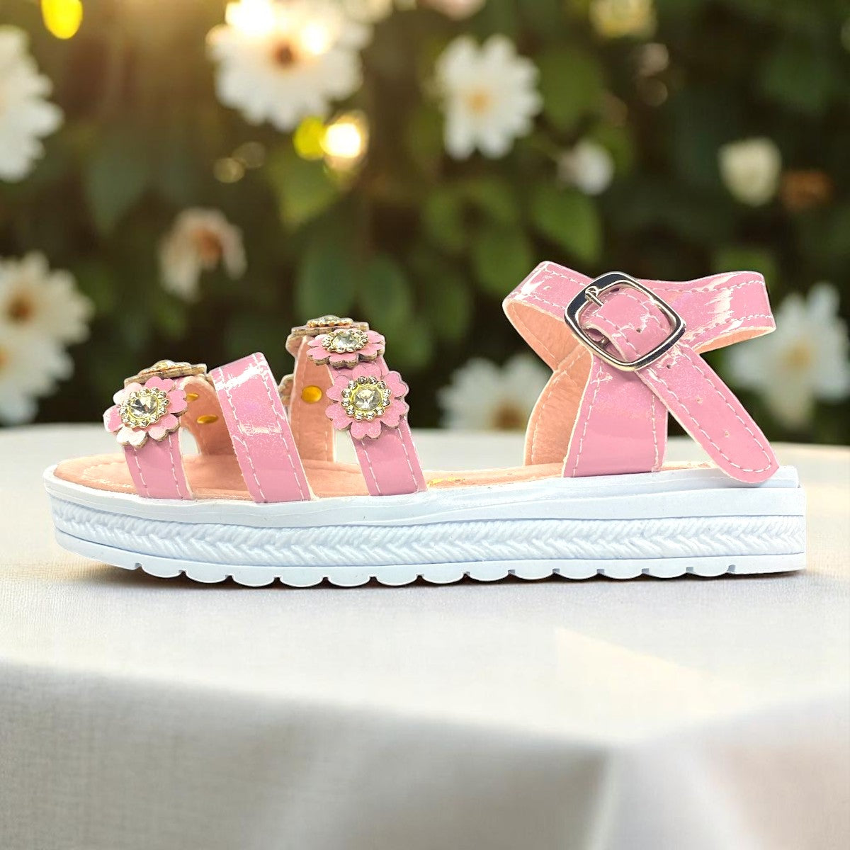 Huaraches Rosas Niña, Confort Y Dulzura En Cada Movimiento