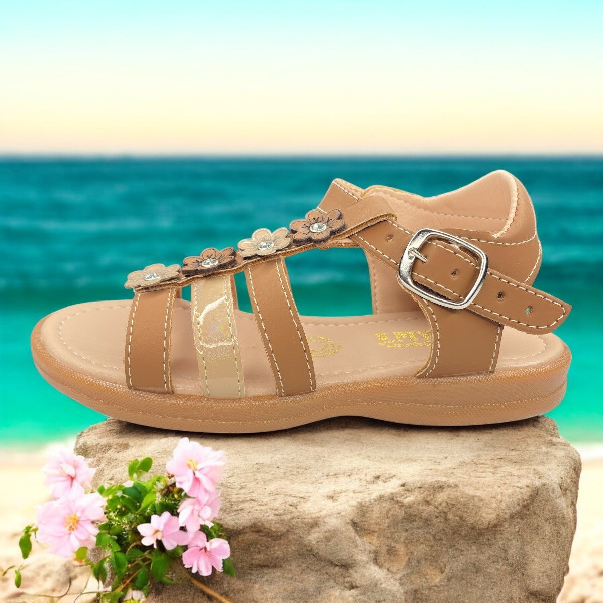 Huaraches Camel Niña, Versatilidad Y Estilo Para Cada Paso