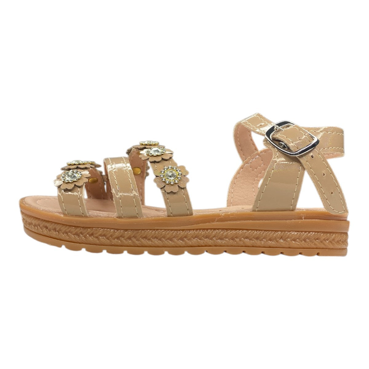 Huaraches Camel Para Niña, Confort Y Estilo Diario