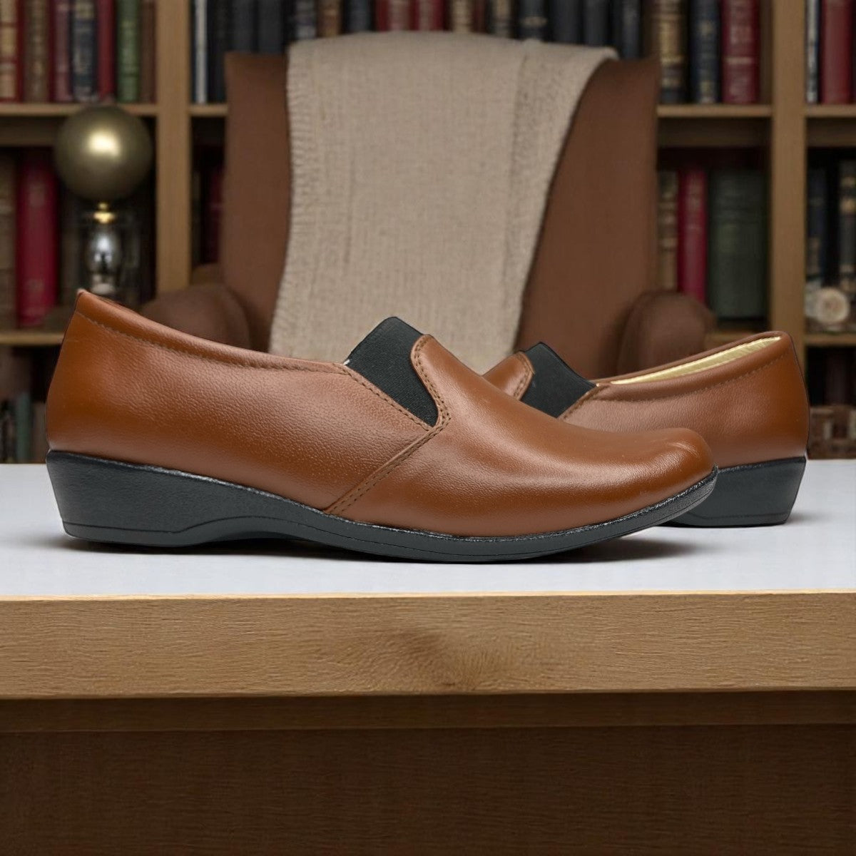 Zapatos Mocasín Para Dama Con Pie Diabético O Sensible, Flat