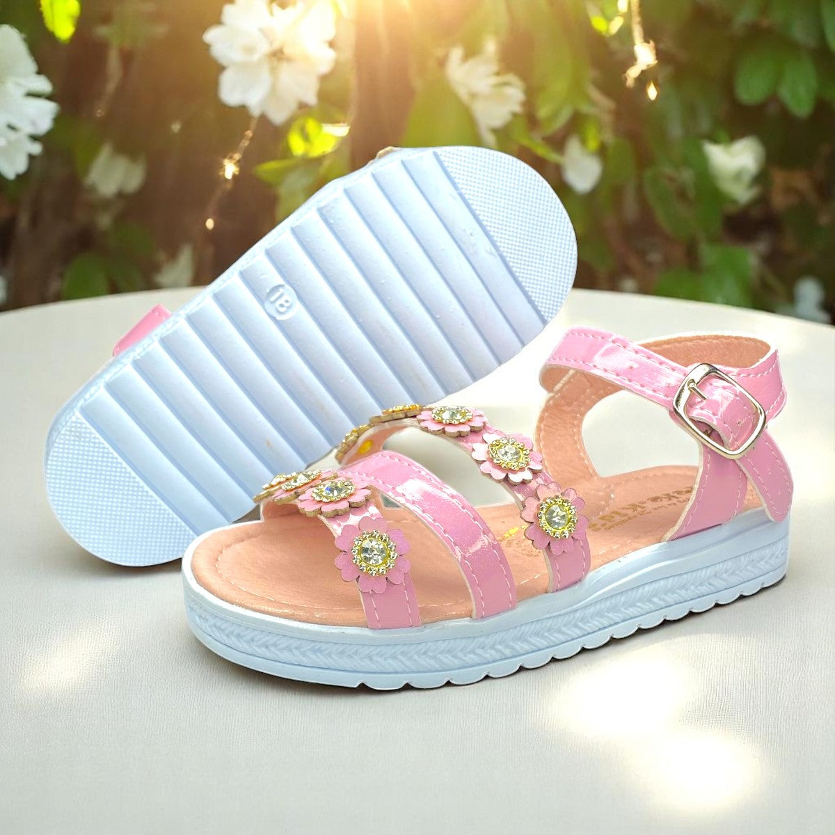 Huaraches Rosas Niña, Confort Y Dulzura En Cada Movimiento