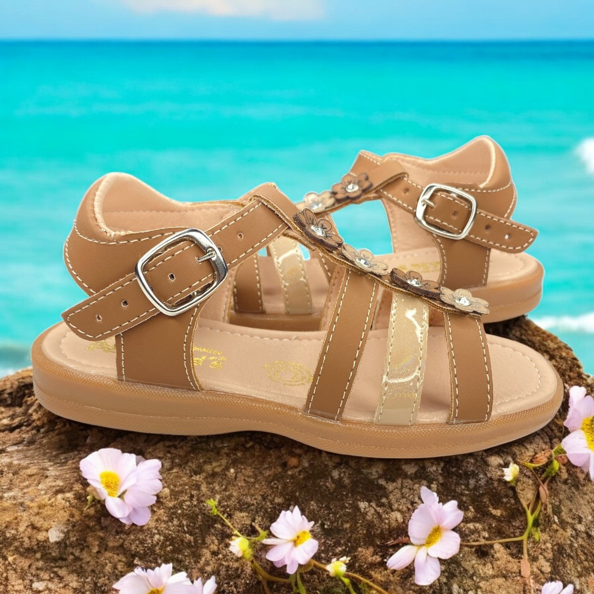 Huaraches Camel Niña, Versatilidad Y Estilo Para Cada Paso