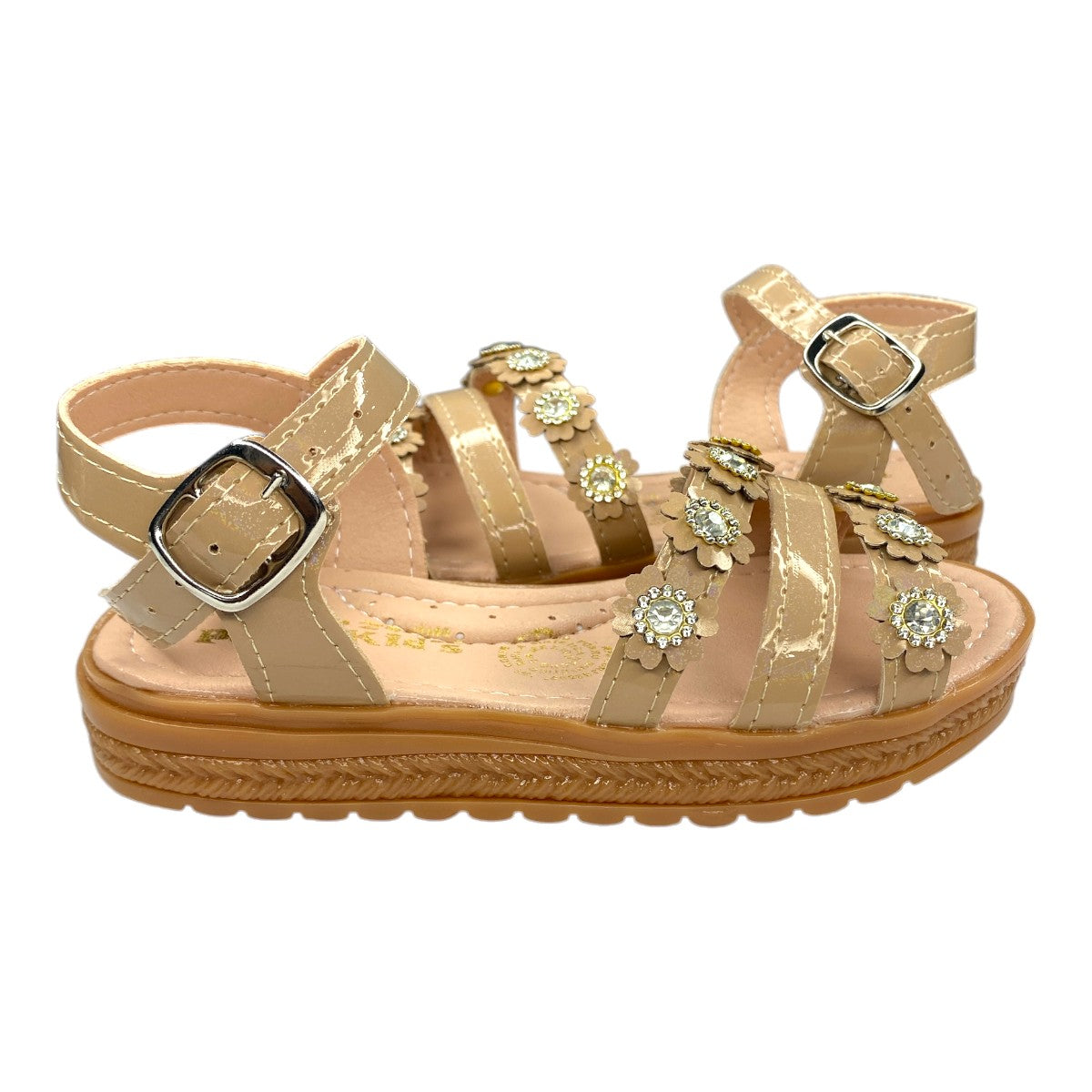 Huaraches Camel Para Niña, Confort Y Estilo Diario