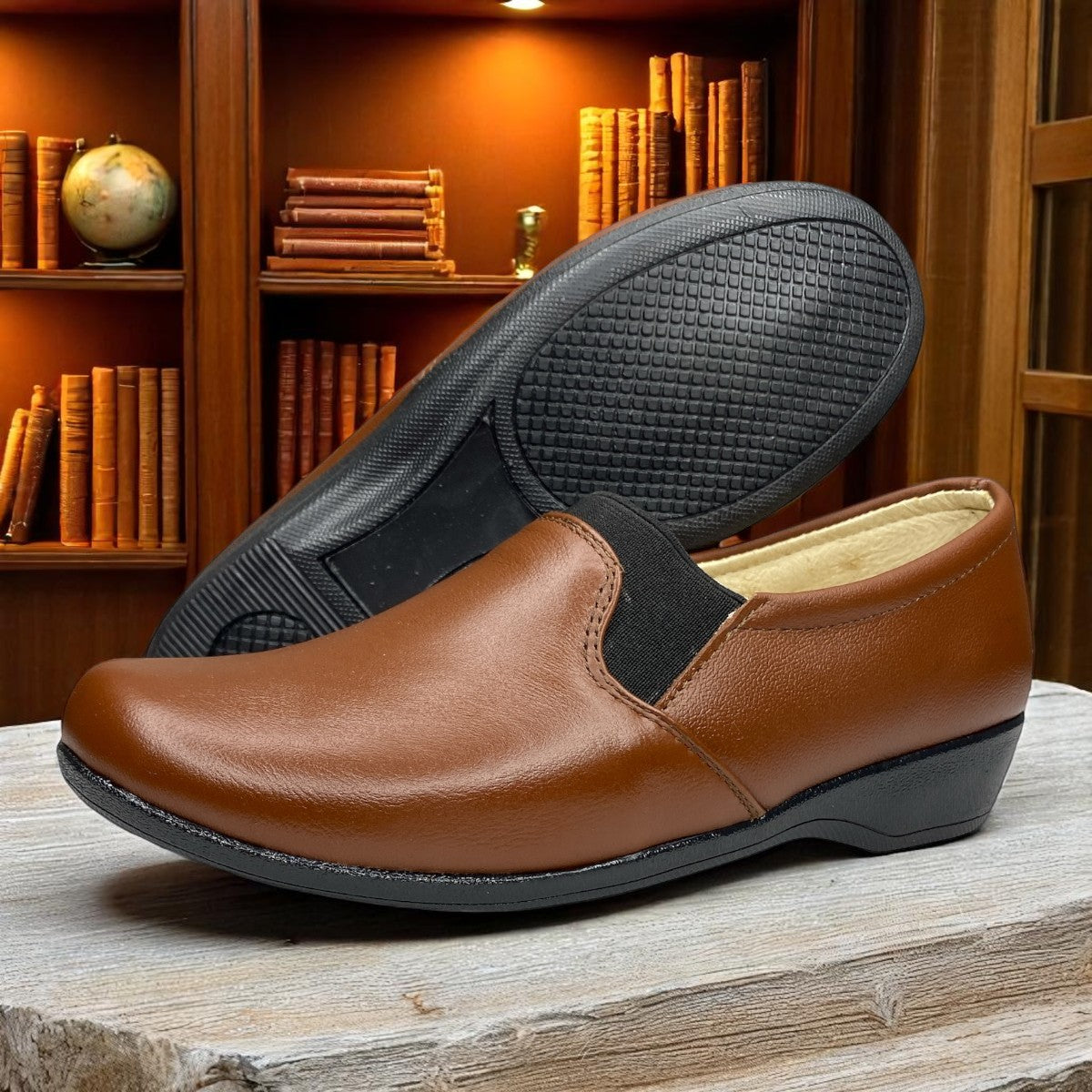 Zapatos Mocasín Para Dama Con Pie Diabético O Sensible, Flat