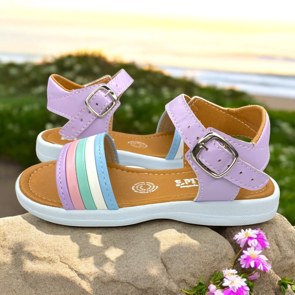 Huaraches Para Niña, Diseño Moderno Y Comodidad Para Jugar