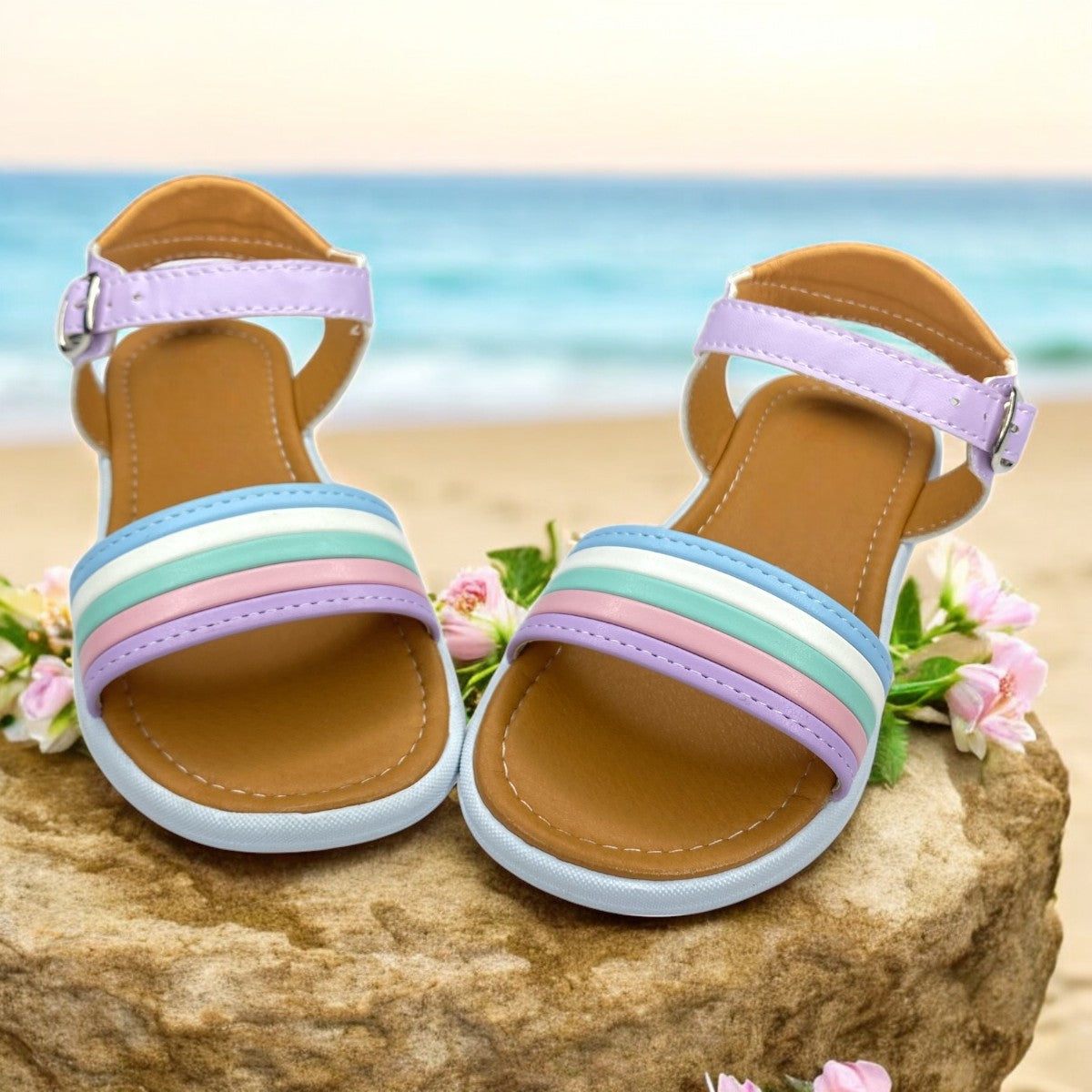 Huaraches Para Niña, Diseño Moderno Y Comodidad Para Jugar