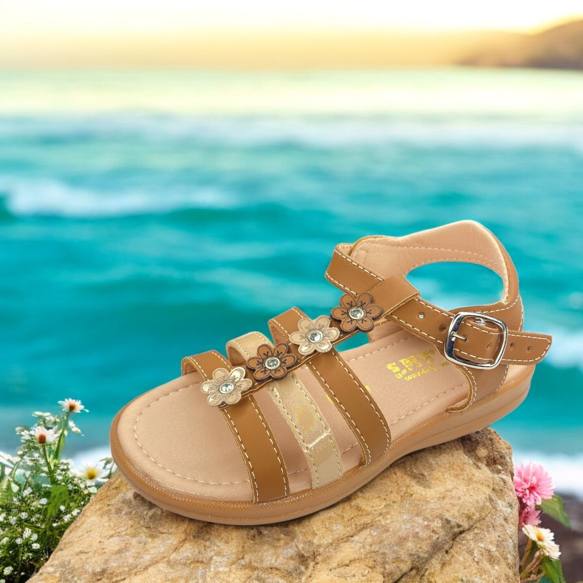 Huaraches Camel Niña, Versatilidad Y Estilo Para Cada Paso