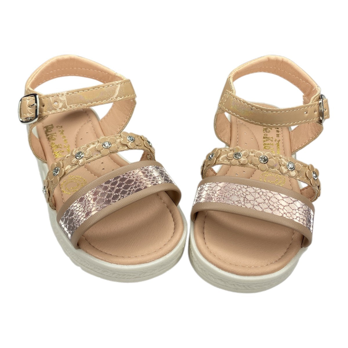 Huaraches Beige Para Niña, Comodidad Y Estilo