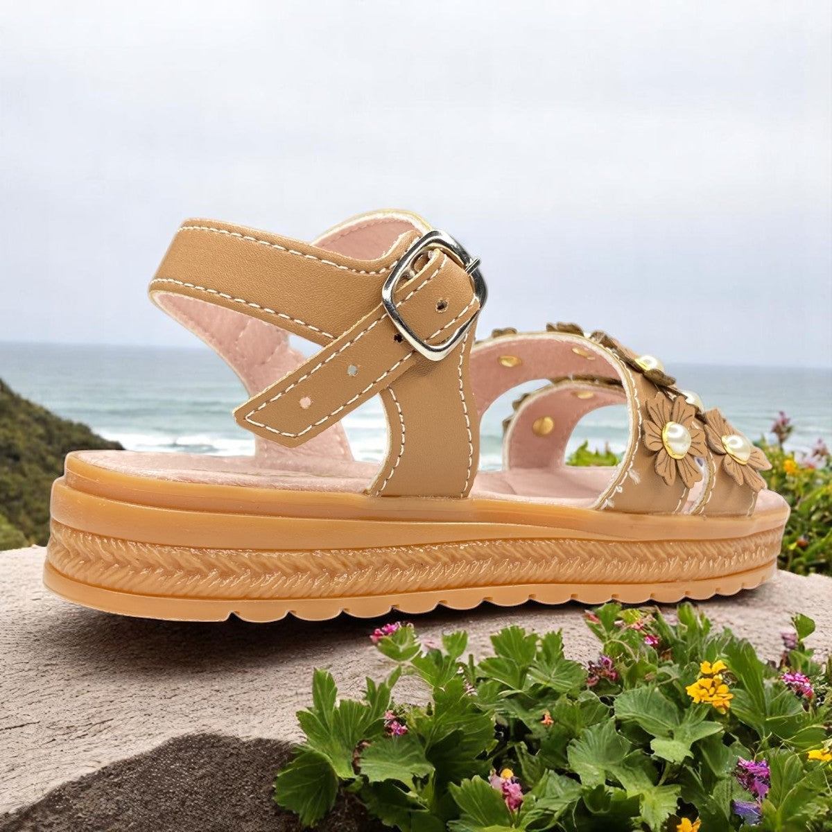 Huaraches Modernos Para Niña, Ideales Para Jugar Con Moda