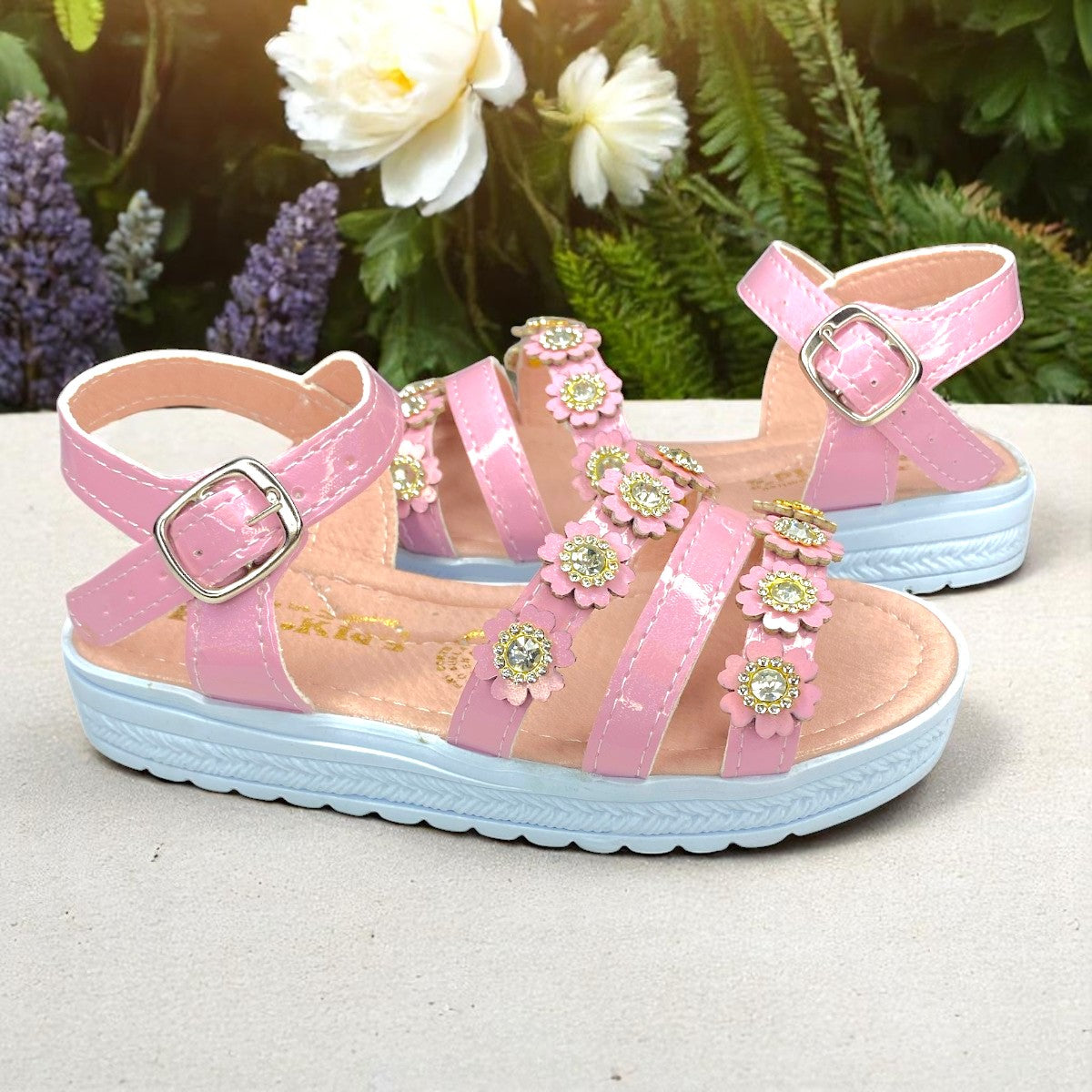 Huaraches Rosas Niña, Confort Y Dulzura En Cada Movimiento