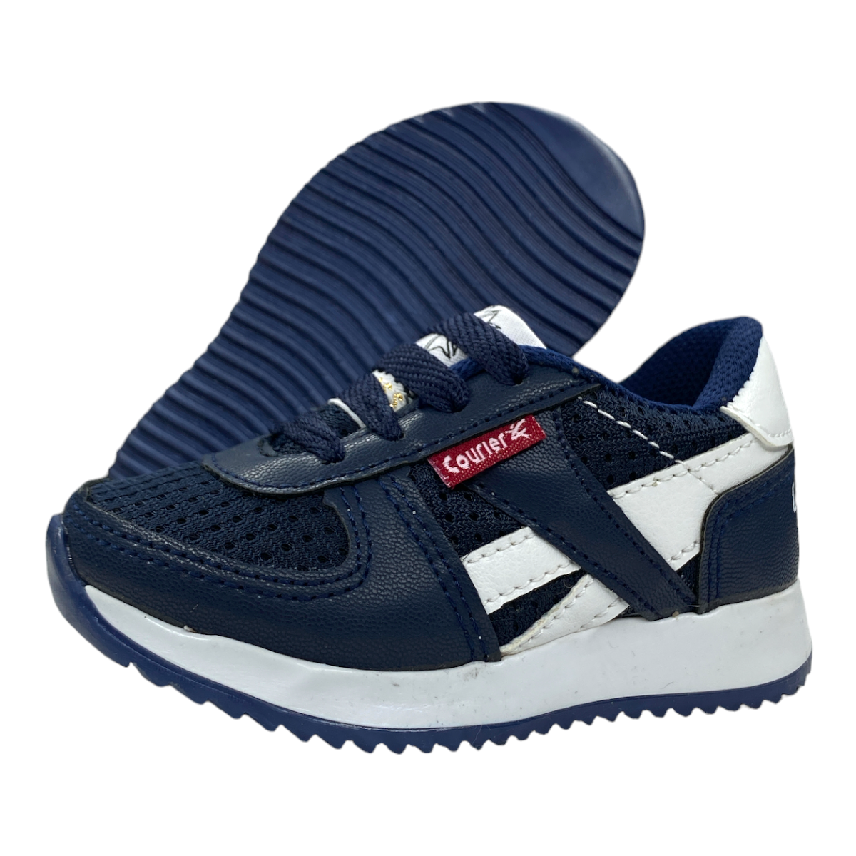 Tenis De Bebe Nino Azul Negro Urbanos Deportivos Casuales Las Cuatas.