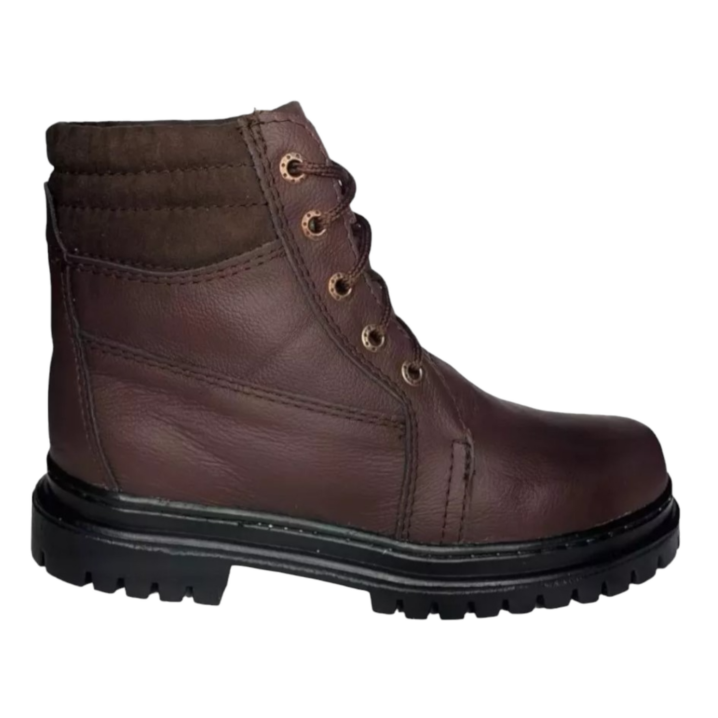 Botas Industriales Seguridad De Trabajo Hombre Cafe Uso Rudo Las Cuatas
