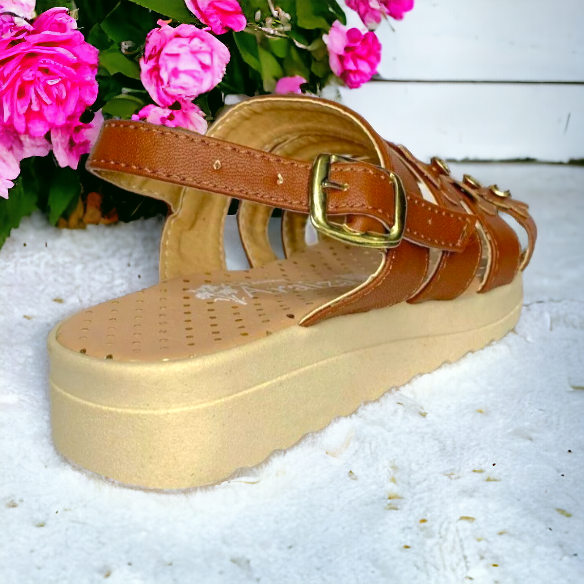 Sandalia Nina Huarache Ajustable Playa Oferta Las Cuatas.