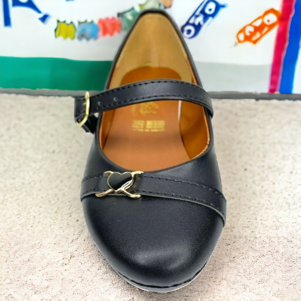 Zapato Escolar Para Nina Y Princesa De Escolta Negro Las Cuatas.