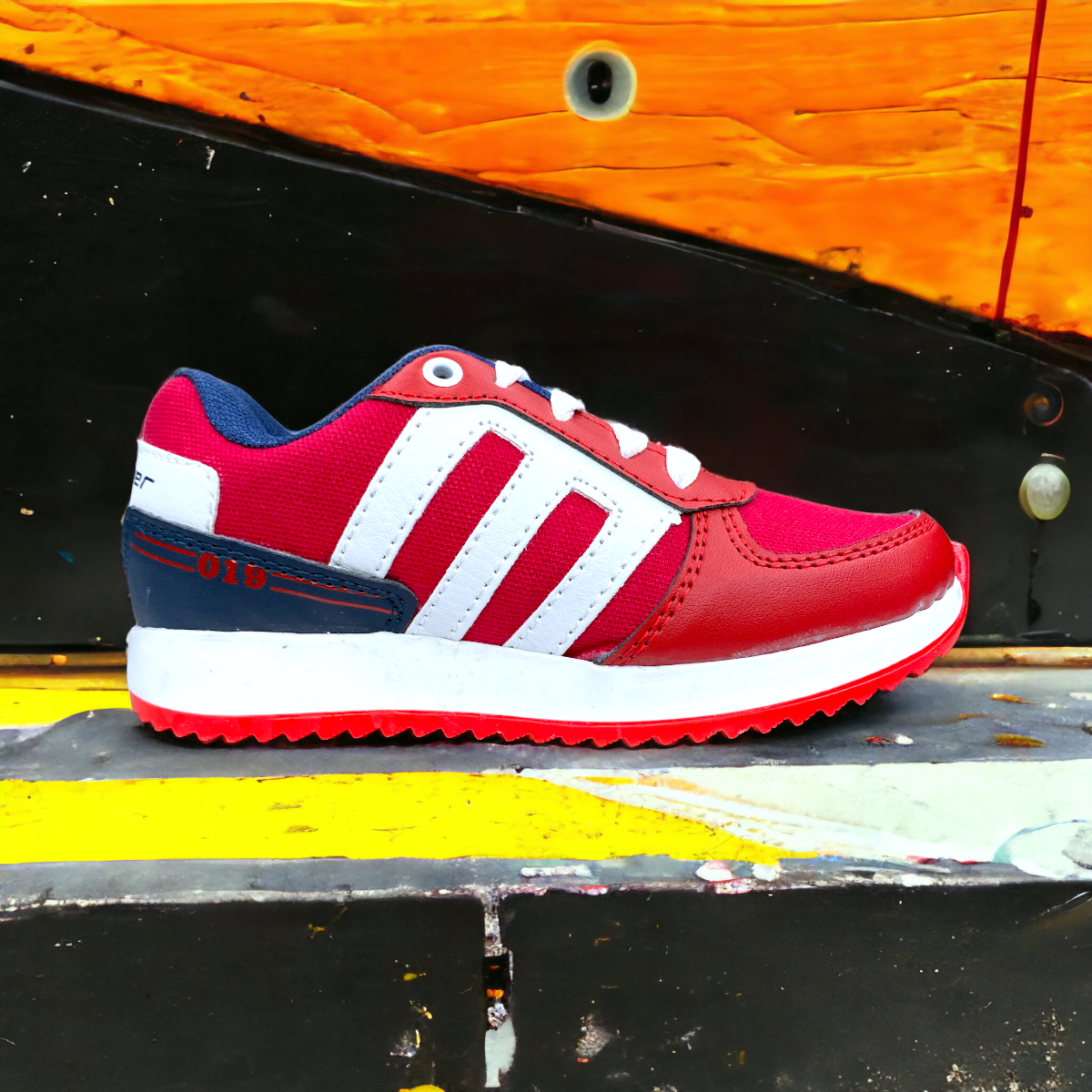 Tenis De Nino Rojo Urbano Deportivo Las Cuatas