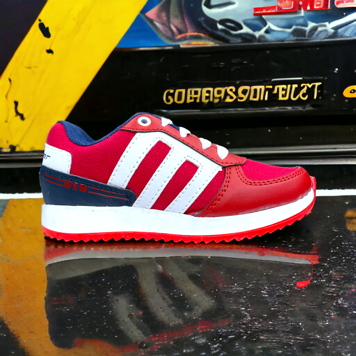 Tenis De Nino Rojo Urbano Deportivo Las Cuatas