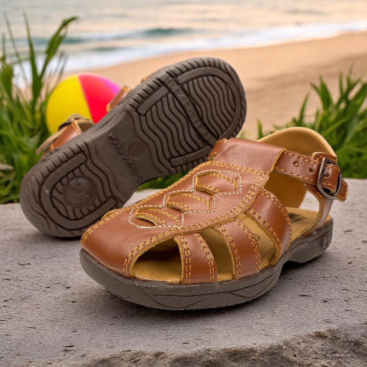 Huaraches Cómodos Para Niño, Diseño Actual Y Felicidad