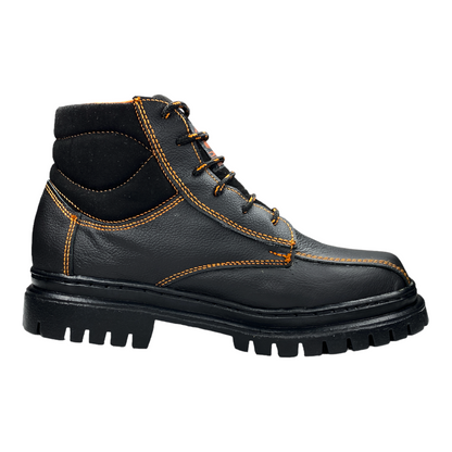 Botas Industriales Seguridad De Trabajo Hombre Negro Uso Rudo Las Cuatas