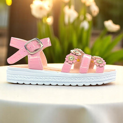 Huaraches Rosas Niña, Confort Y Dulzura En Cada Movimiento