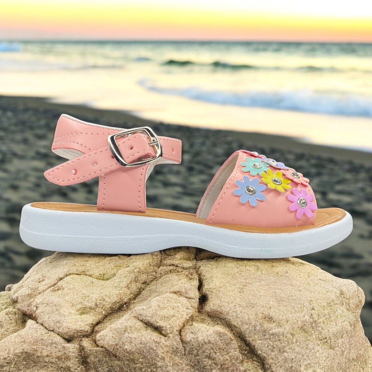 Huaraches Infantiles Para Niña, Estilo Y Confort Todo El Día