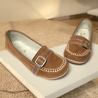 Zapato Para Senora Cafe Ligero Comodo Suave Confort Las Cuatas.