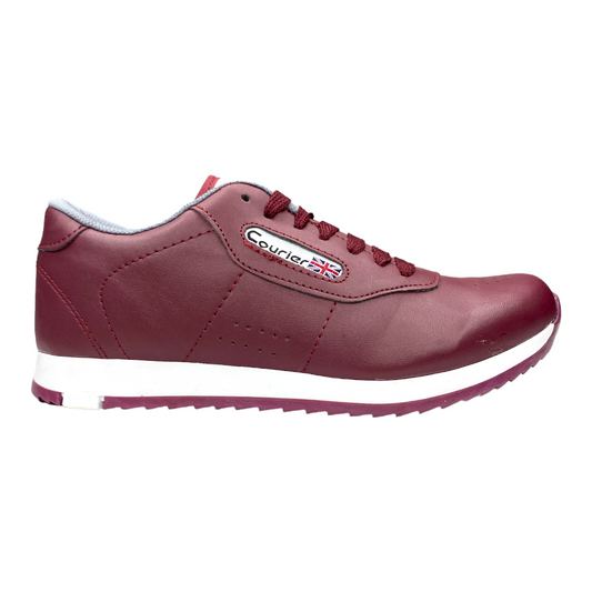 Tenis Para Dama Tinto Piel Urbanos De Moda 3 Al 6.