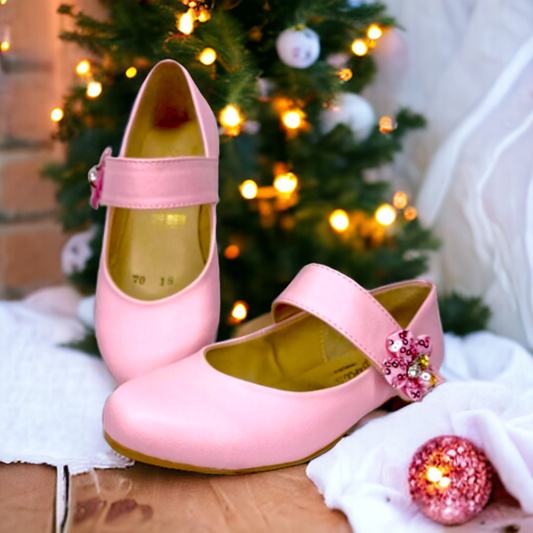 Zapatilla De Nina Rosa Princesa Festival Mimi Las Cuatas.