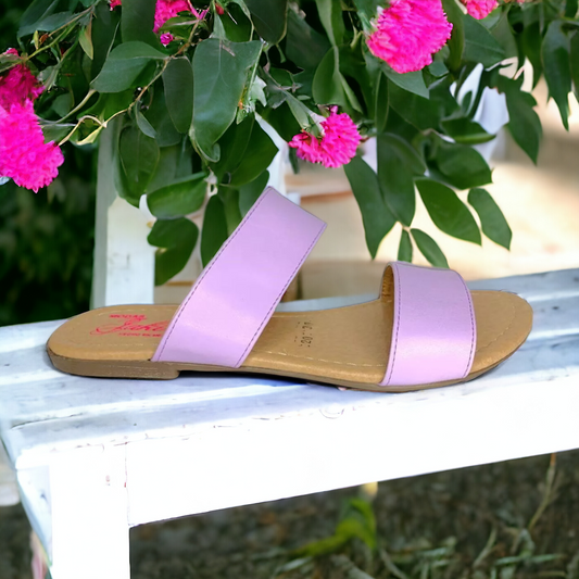 Sandalia Para Dama Huarache Rosa Lila Fresco Las Cuatas.