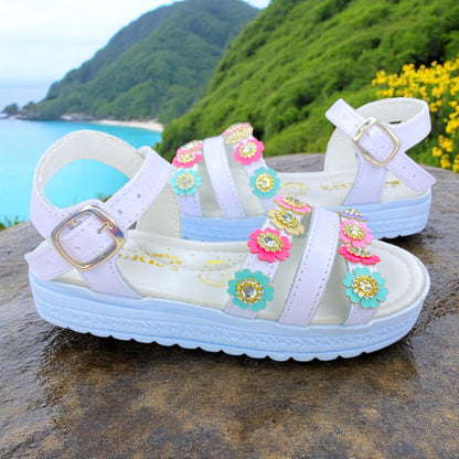 Sandalias Para Niña, Perfectas Para Amistad Y Juego Lindos