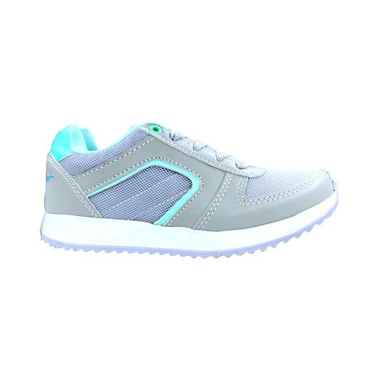 Tenis Infantil Para Nina En Gris Menta Las Cuatas.