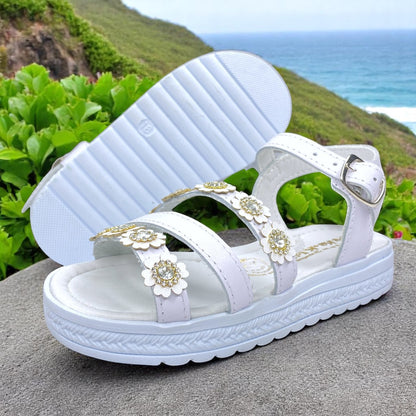 Huaraches De Niña, Diseño Alegre Y Máxima Flexibilidad
