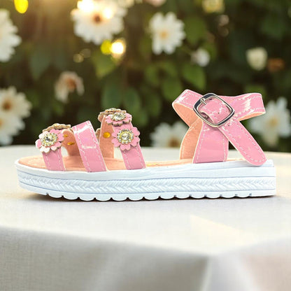 Huaraches Rosas Niña, Confort Y Dulzura En Cada Movimiento