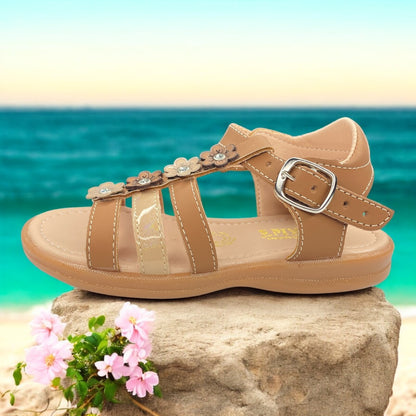 Huaraches Camel Niña, Versatilidad Y Estilo Para Cada Paso