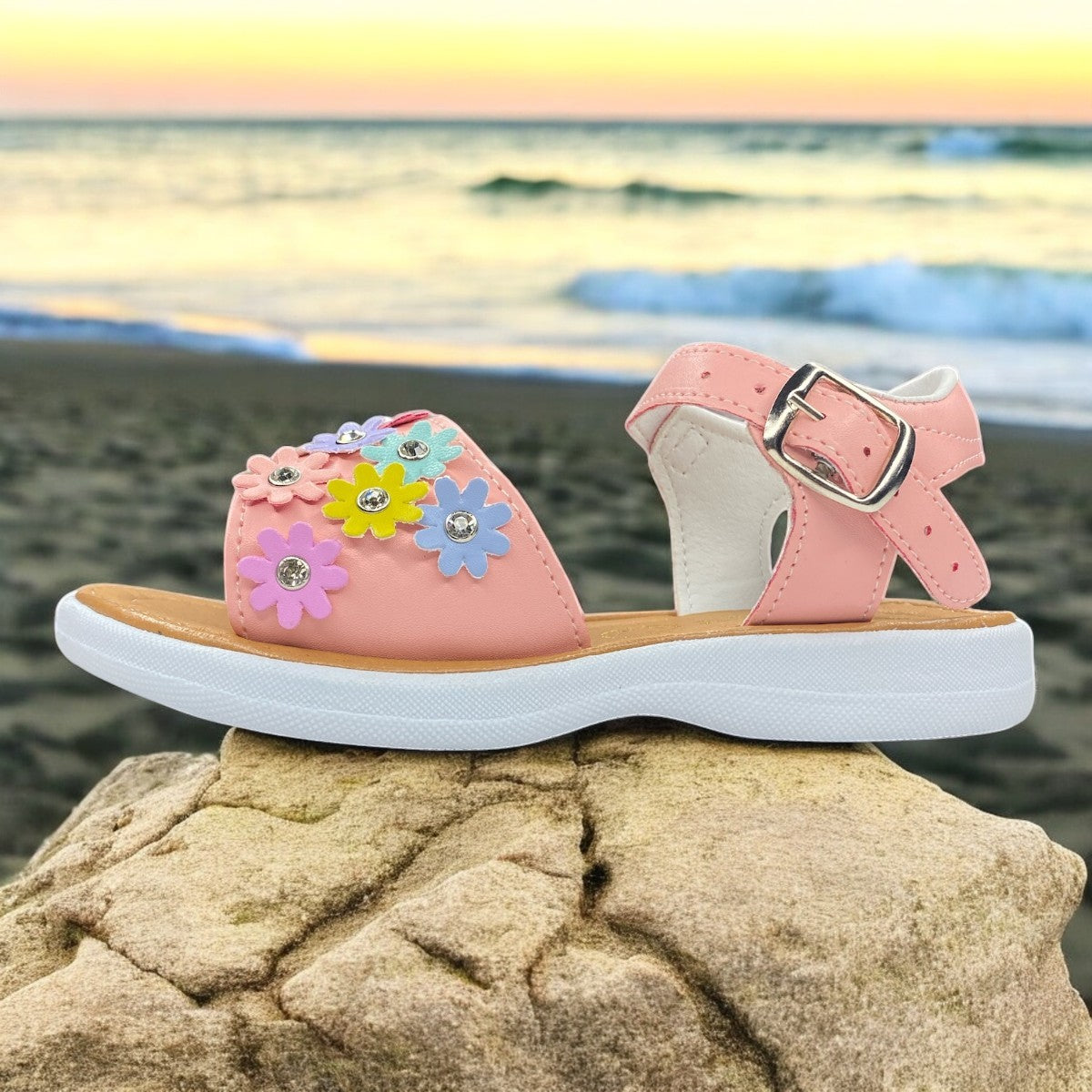 Huaraches Infantiles Para Niña, Estilo Y Confort Todo El Día