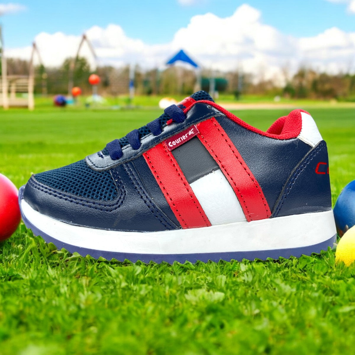 Tenis De Bebe Nino Azul Urbano Deportivo.
