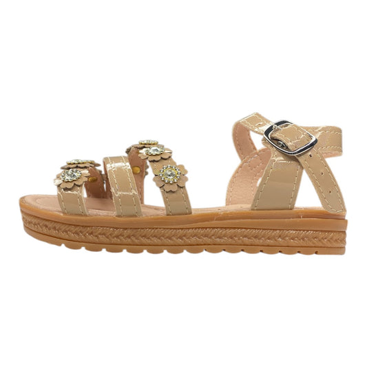 Huaraches Camel Para Niña, Confort Y Estilo Diario