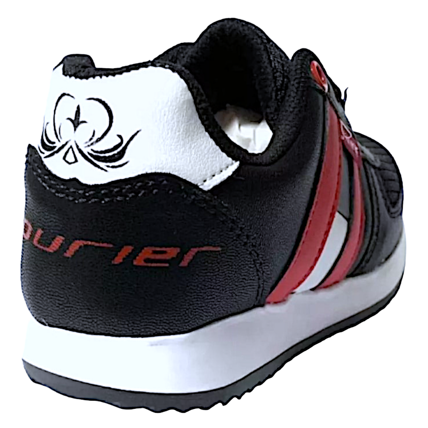 Tenis De Bebe Nino Negro Rojo Urbano Deportivo.