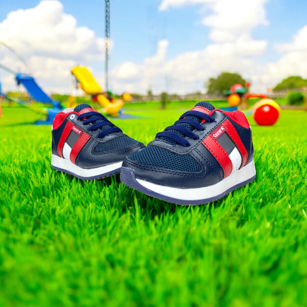 Tenis De Bebe Nino Azul Urbano Deportivo.