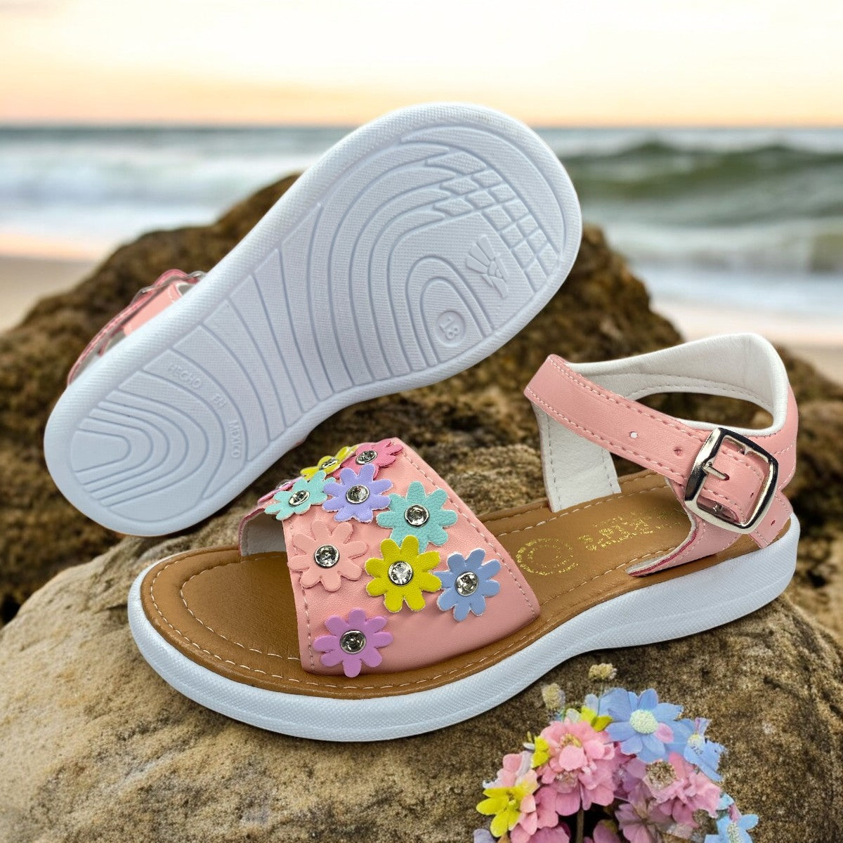 Huaraches Infantiles Para Niña, Estilo Y Confort Todo El Día